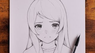 How to Draw Anime Girl | Easy Girl Drawing step by step