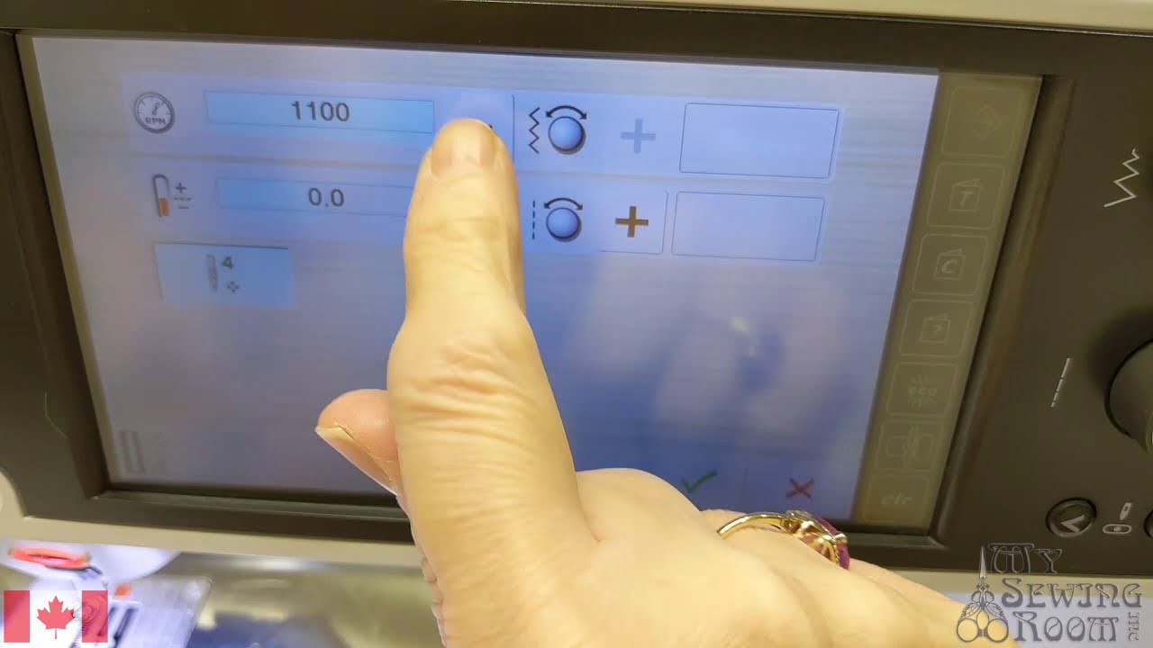 Bernina 8 Series Embroidery Part 2: Options & Settings