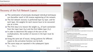 Guest lecture by Stjepan Picek - CSI NN(Reverse NN via EM) - part 3