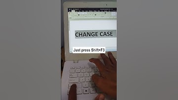 Quick Way To Change Case in Ms Word