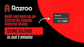 DEMO OF RAZROO CODE GENERATION!!! ENTERPRISE ANGULAR MATERIAL DIALOG 🔥 🔥 🔥 screenshot 2
