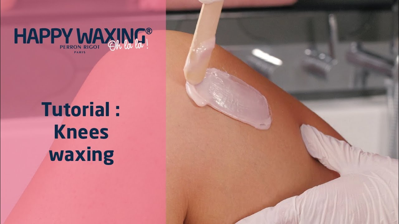 How to wax your knees at home? by Happy Waxing 