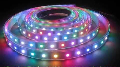 lpd8806 led strip light.avi
