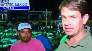 Migrant in caravan ADMITS he was deported for attempted murder, says he's planning to reenter US