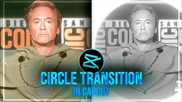 Circle Transition in CapCut 🥶| CapCut Tutorial🔥 | Circle Transition Tutorial | Sensei Editor