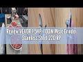 Review VEVOR 1.5HP 1100W Meat Grinder Stainless Steel 220 RPM Electric Meat Grinder, Heavy Duty Meat