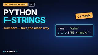 Numbers, Strings & f-strings in Python | Python from Zero #3