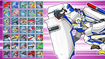 Dino Robot Battle Arena: T-Rex Cops Riot Gear (Assembly + Fights) | Eftsei Gaming