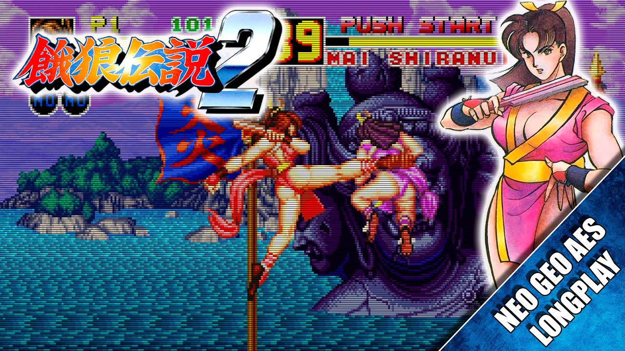 Fatal Fury 2 (Arcade 1992) - Mai Shiranui [Playthrough/LongPlay] 