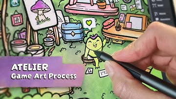 Find My Frogs - Atelier | Game Art Process