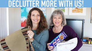 Decluttering "Completely Random Things" With My Mom