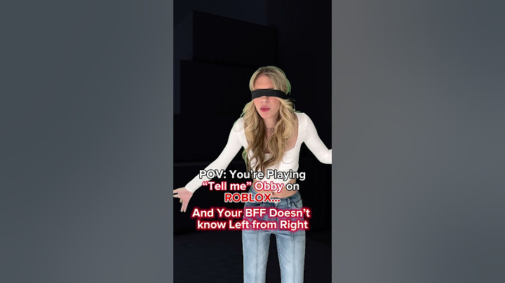 POV: You're Playing "TELL ME" OBBY On ROBLOX...