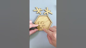 Can you fit three snowflakes into the frame?#Puzzles #IQ #iqtest