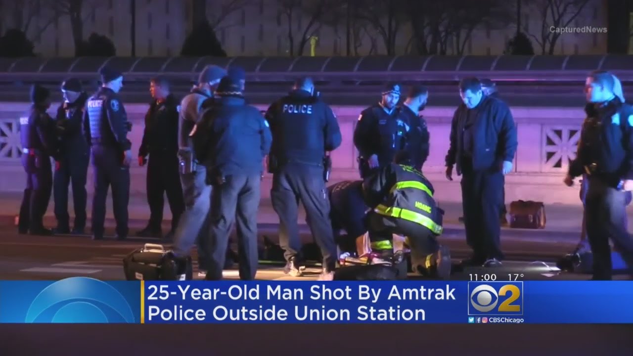 Man Shot By Amtrak Police Near Union Station - YouTube