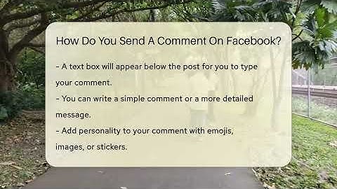 How Do You Send A Comment On Facebook? - Everyday-Networking