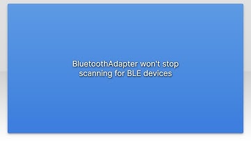 BluetoothAdapter won