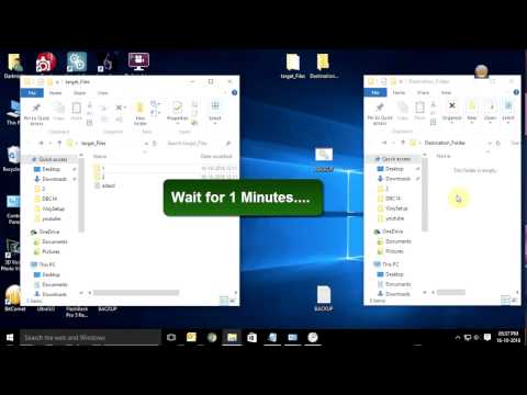 Backup files automatically