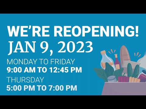 We're Opening