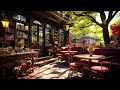 Cafe street ambiance with relaxing jazz piano music for work study and relaxation