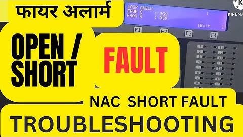 Open Fault Troubleshooting in fire alarm panel || Short fault in fire alarm panel ||#zeta #firealarm