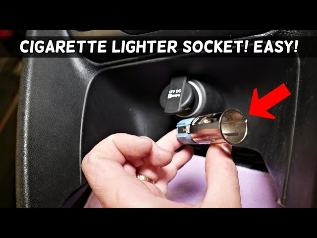 HOW TO REPLACE CIGARETTE LIGHTER SOCKET ON A CAR. CIGARETTE LIGHTER NOT  WORKING 