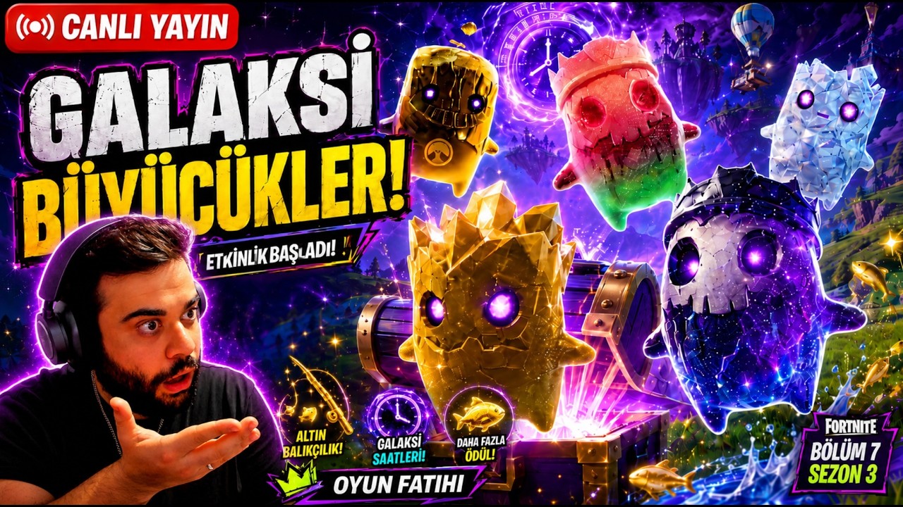NADİR GALAXY BÜYÜCÜK GECESİ ! Fortnite Battle Royale (CHAPTER 7 SEZON 3)