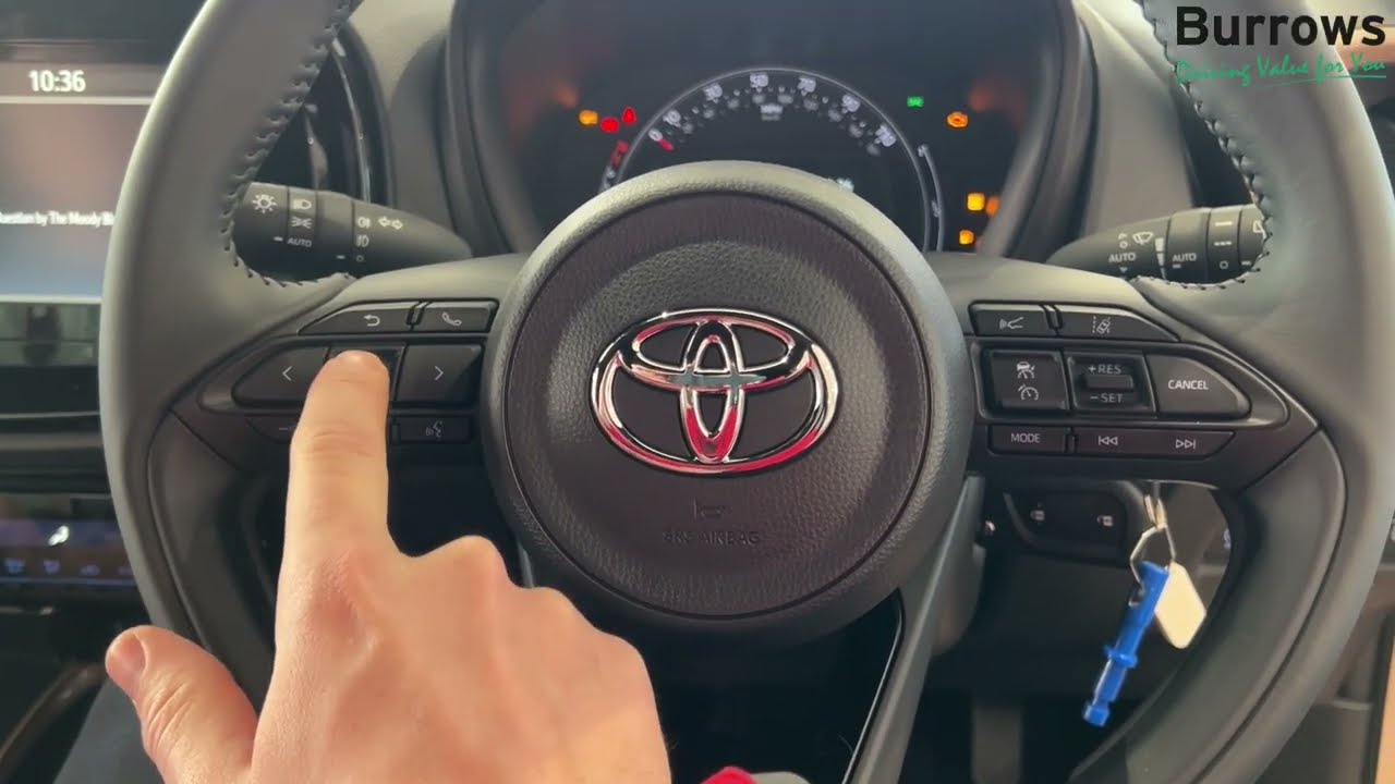 Toyota Aygo X - How To Use The Steering Wheel Buttons And Cruise Control -  Youtube