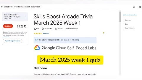 Skills Boost Arcade Trivia March 2025 Week 1 #quiz answer || #googlecloudswags #gcp #arcade