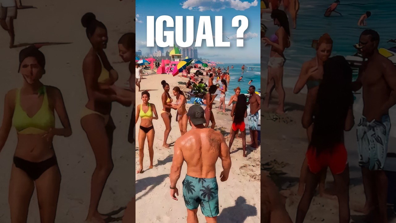 A PRAIA DO GTA 6 VAI SER IGUAL AO TRAILER!?