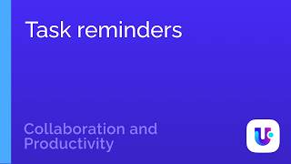 How to set up task reminders Uspacy Knowledge base