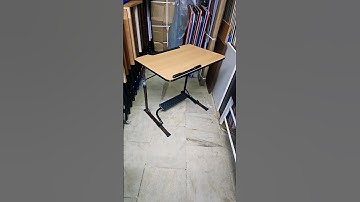 Laptop folding Height Adjustable Table #srfurnituresmarrt #foldingtable #tablemate #spacesaving