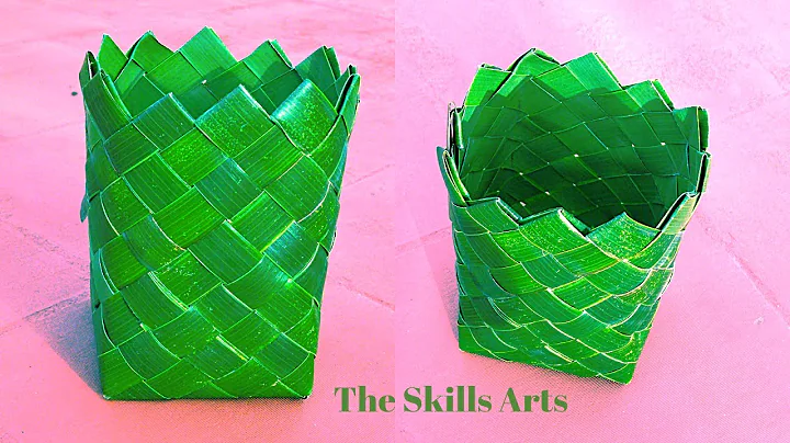 #Theskillsarts || Unique Coconut/Palm Leaves Basket|தேங்காய் இலைகள் கூடை,