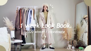 ❄️☃️冬のリアルデート♡一週間コーデ｜Look Book｜2020 WINTER
