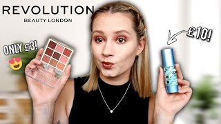 Full face of NEW Makeup! | The BEST Eyeshadow under £5! | Makeup Revolution