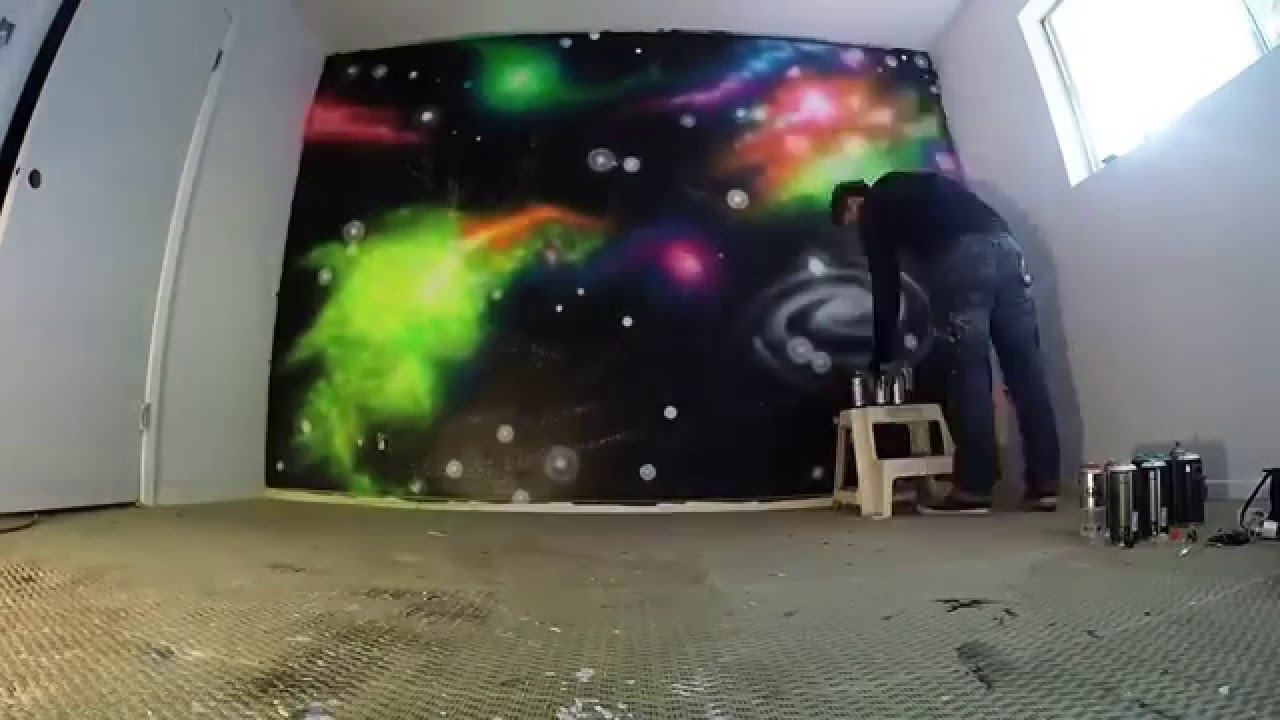 Sunset Galaxy Mural