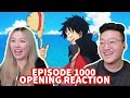 WE FINALLY HIT EPISODE 1000! 🤯 | One Piece Episode 1000 Opening Couples Reaction &amp; Discussion