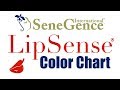 SeneGence LipSense Color Chart 2018