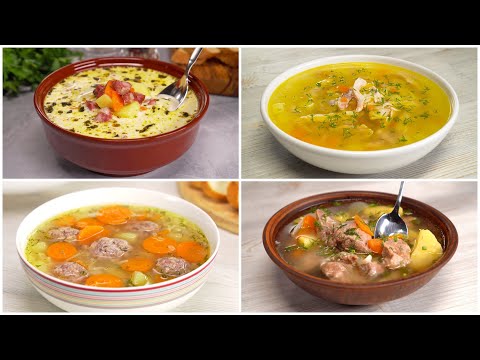 МАМИНЫ СУПЫ - 4 рецепта простых и самых вкусных супов от Всегда Вкусно!