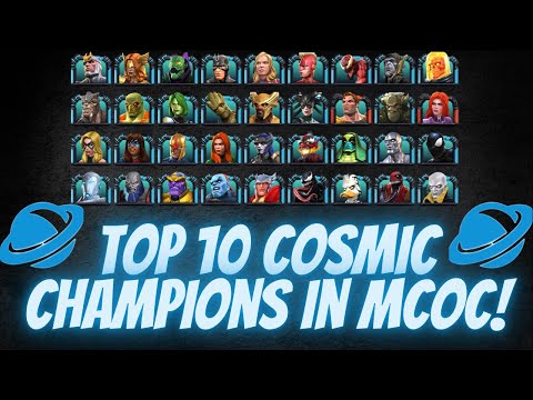 TOP 10 Cosmic Champions In MCOC! December 2020! Marvel Contest Of Champions!