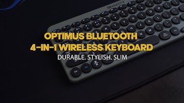 Meet the most versatile productivity partner | Optimus Bluetooth 4 in 1 Keyboard
