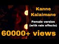 Kanne Kalaimane - Female version | Nalini Vittobane  | Moondram pirai | Lullaby series