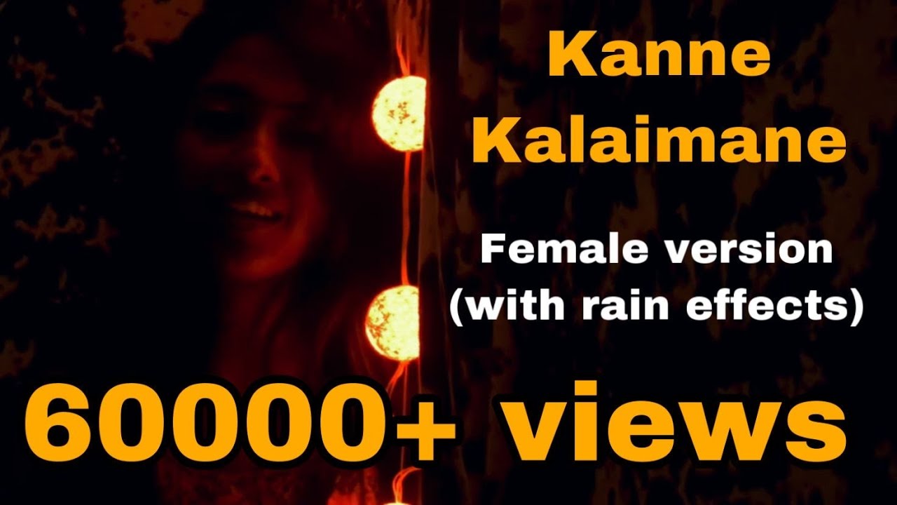 Kanne Kalaimane   Female version  Nalini Vittobane   Moondram pirai  Lullaby series