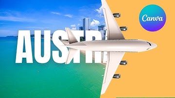 Travel Intro Animation using Text Reveal Effect in Canva