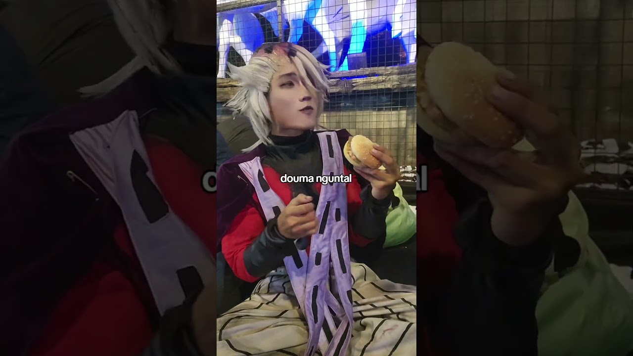Kimetsu no yaiba .. Douma looks so hungry lol #アニメ #コスプレ #cosplay #anime