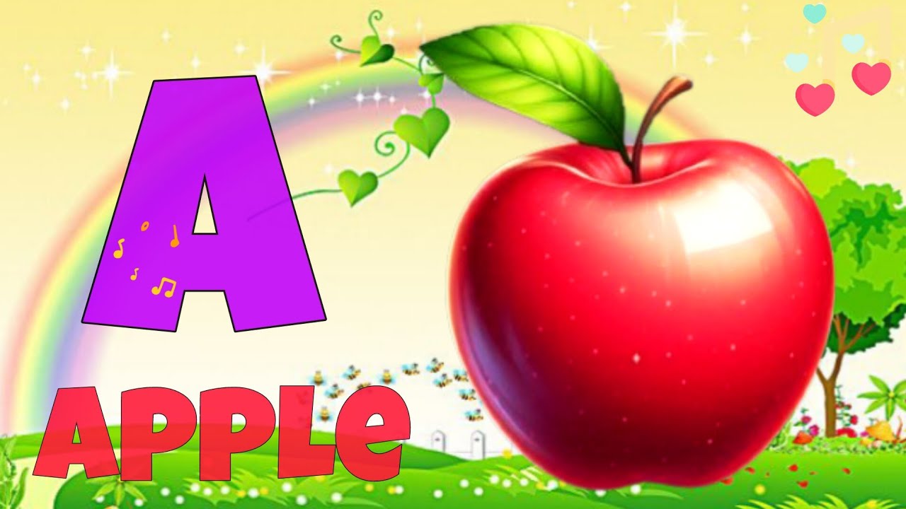 A for Apple B for Ball | Phonics Song with 2 words | ABC Alphabet Song ...