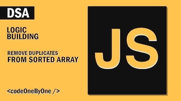 Remove Duplicates from Sorted Array || DSA with JavaScript in Hindi || #python #coding #html #coding