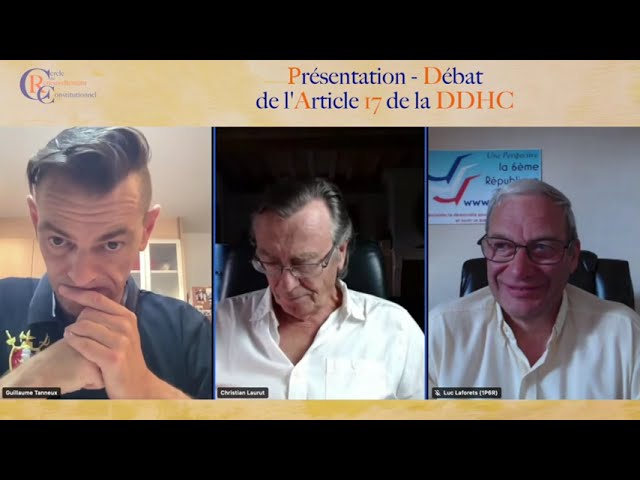 Christian Laurut - Critique de l'article 15 de la DDHC