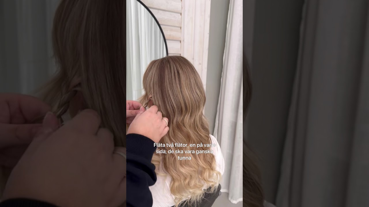 Denna frisyren gjorde vi till midsommar 2025! Testa den du med, så enkel🌸💚 