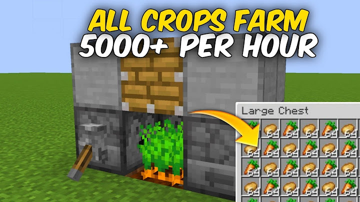 The Best Nano Crops Farm In Minecraft (Tutorial)