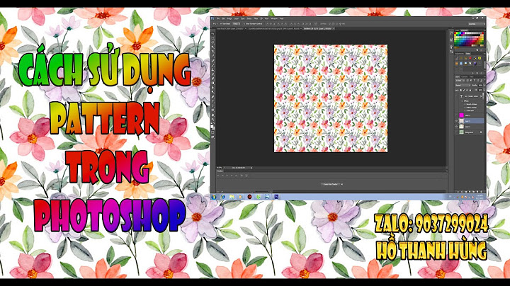 Cách làm pattern trong photoshop